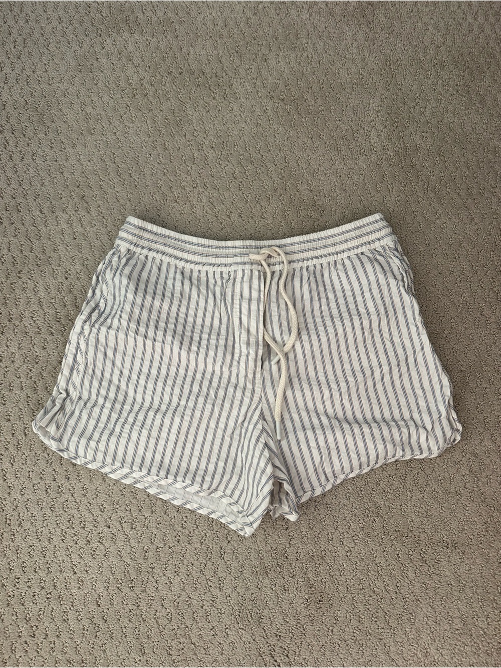 Zara DRAWSTRING STRIPED SHORTS